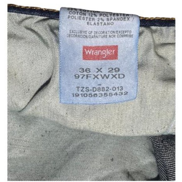 wrangler pantalones de mezclilla reteo relajados con corte de bota para hombre - Picture 9 of 9